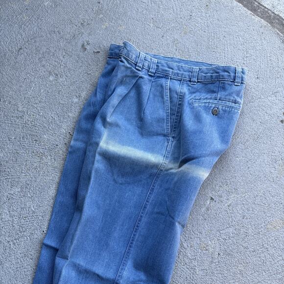 Deadstock Dockers Jeans Men's 31x32 Pleated Denim Levis Classic Fit Vintage NOS - Picture 13 of 13